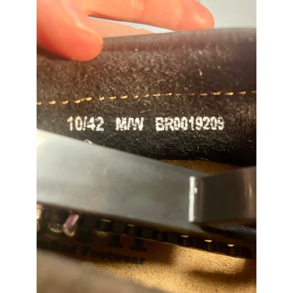 Born Nuala Black Nubuck Leather Mocassion Bootie Earthy Hippie Womens Size 10 - Picture 11 of 11